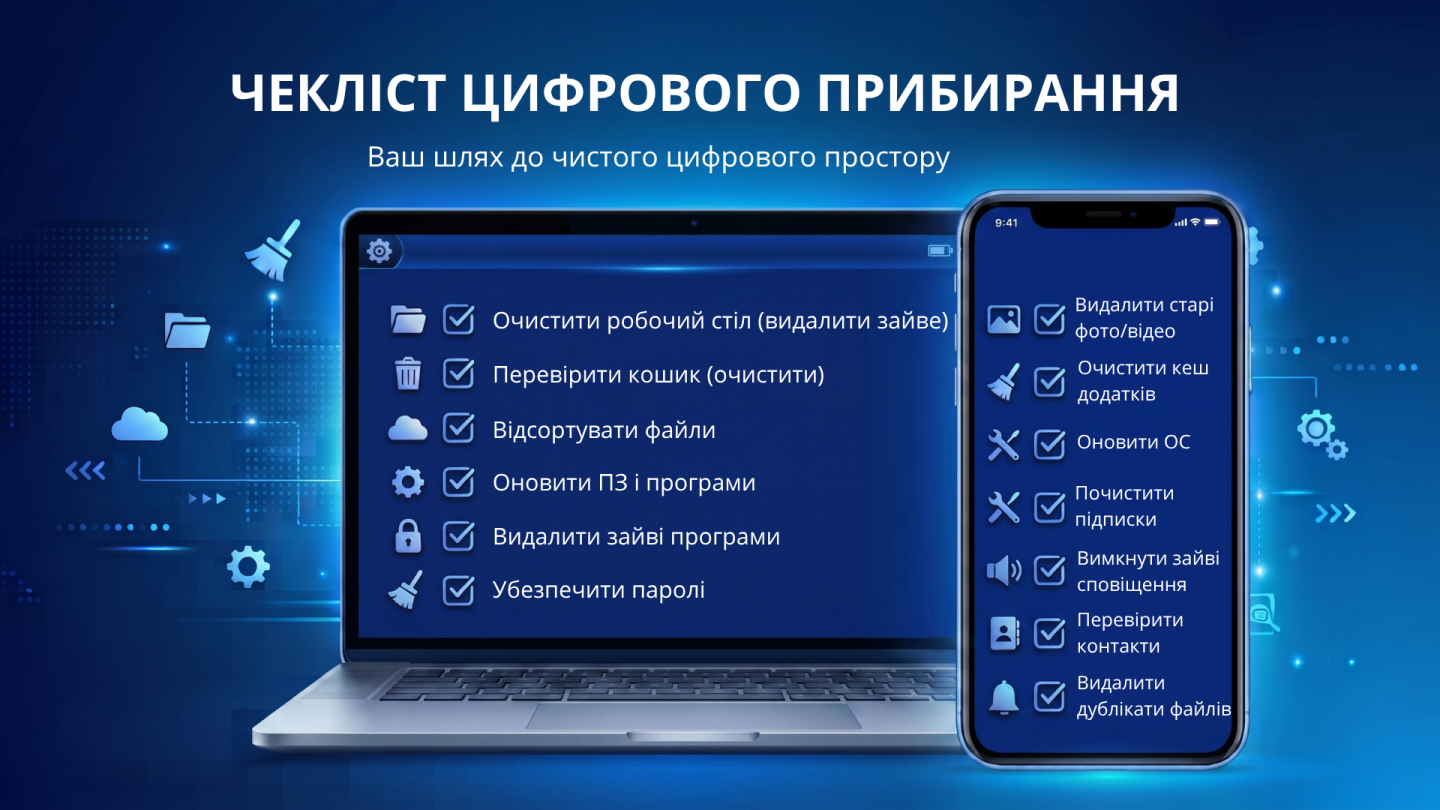 Чекліст цифрового прибирання