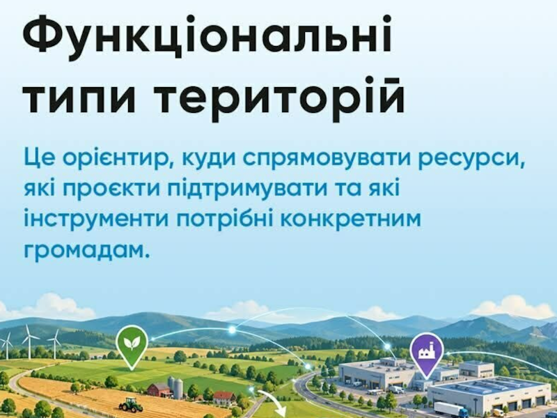 Від типу території – до конкретних пріоритетів: що функціональна типологія означає для громад