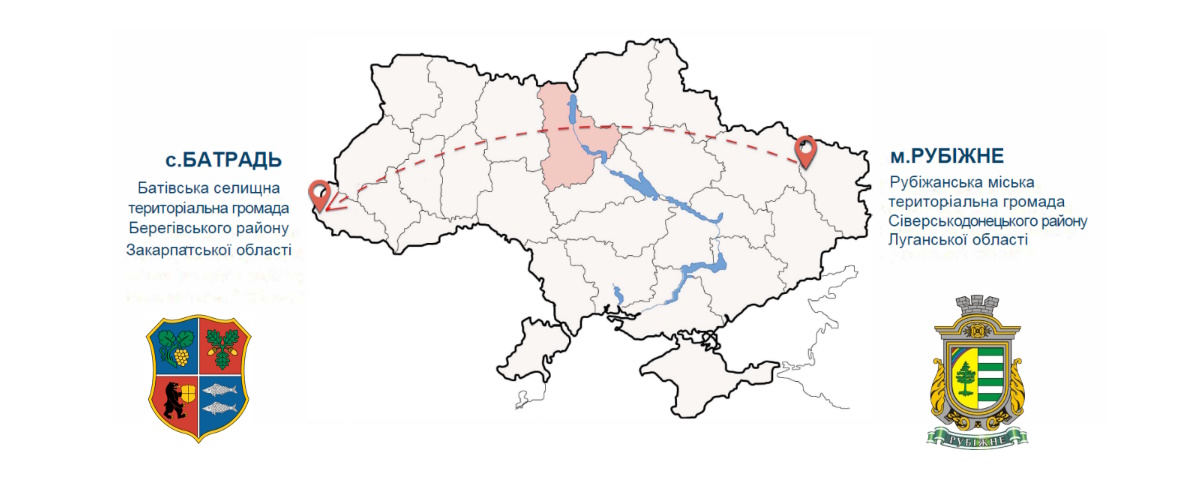 «Пліч-о-пліч»: як Рубіжне співпрацює з Батівською громадою Закарпаття