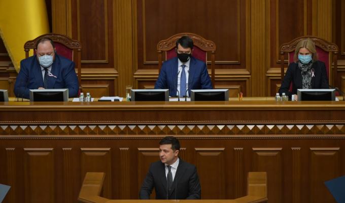 Послання Президента України Володимира Зеленського до Верховної Ради про внутрішнє і зовнішнє становище України