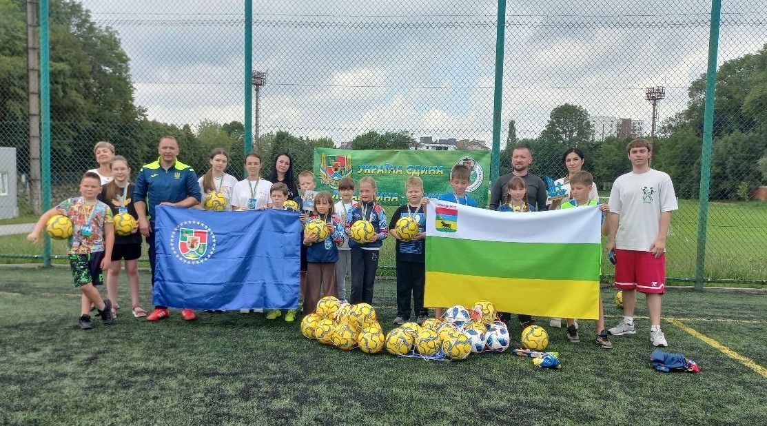 Для маленьких луганчан у Львові провели фестиваль дитячого футболу