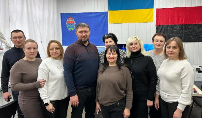 Катерина Безгинська проінспектувала роботу Координаційного центру надання допомоги ВПО з Луганщини в Івано-Франківській області