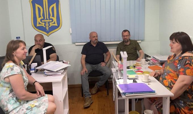 Олексій Смирнов перевірив роботи гумхабів Нижньодуванської та Попаснянської громад у Харкові