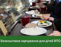 Безоплатне харчування для дітей-ВПО: як оформити пільгу