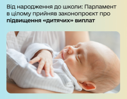 Від народження до школи (програми державної підтримки)