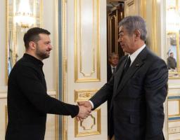 Володимир Зеленський обговорив із міністром закордонних справ Японії посилення співпраці між країнами