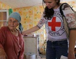 У квітні допомогу від Червоного Хреста України у Луганській області отримали майже 14 тисяч людей