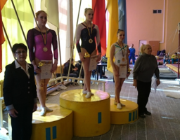 Третє загальнокомандне місце привези наші спортсмени з чемпіонату України зі спортивної гімнастики 