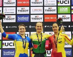 Любов Басова завоювала два срібла на світовій першості з велотреку 