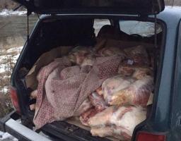 До Слов’яносербська не дійшли дві тонни контрабандної свинини