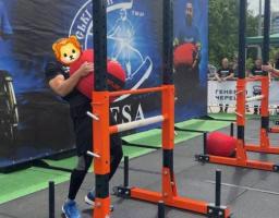 Ветеран із Троїцької громади виборов срібло на III етапі Кубка України з богатирського багатоборства
