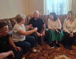 Олексій Харченко побував у дитячих будинках сімейного типу з Луганщини, які переїхали до м. Одеса