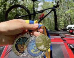 Золото та срібло в активі представниць Луганщини на всеукраїнських змаганнях з велоспорту