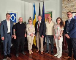 Від медицини до економіки та культури: Олексій Харченко зустрівся з представниками Посольства Королівства Бельгії в Україні