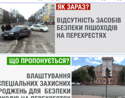 Мінрегіон ініціює встановлення захисних огороджень на перехрестях