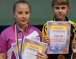 Юні тенісистки Луганщини – на п’єдесталі всеукраїнських змагань 