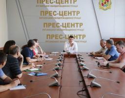 В облдержадміністрації обговорили заходи з відзначення чергової річниці визволення міст Луганщини