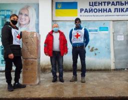 Петропавлівська лікарня отримала кисневі концентратори від Червоного Хреста