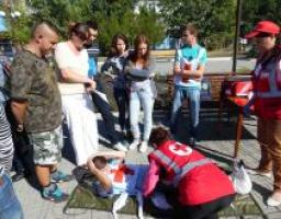 На Луганщині провели акцію присвячену Всесвітньому дню першої допомоги