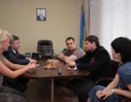 Юрій Гарбуз зустрівся з головою Львівської облради Олександром Ганущиним