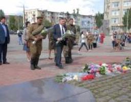 Луганщину напередодні 71-ї річниці Перемоги над нацизмом у Європі відвідали військовий оркестр і виставка ретротехніки