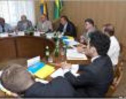 Глава облгосадминистрации провел выездное заседание по вопросам строительства сооружений по очистке шахтных вод на свердловской шахте им. П.Л.Войкова.