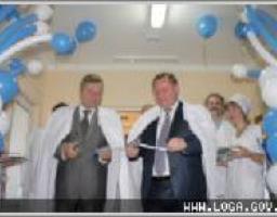 Торжественное открытие ожогового отделения областной клинической больницы.