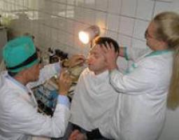 В отоларингологическом отделении Луганской областной клинической больницы с помощью видеоэндоскопической техники с июля 2012 года было проведено около 50 операций и более 100 диагностических исследований полости носа