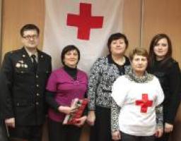 Луганськ: нарада щодо дій на випадок повені за участю рятувальників та волонтерів Товариства Червоного Хреста