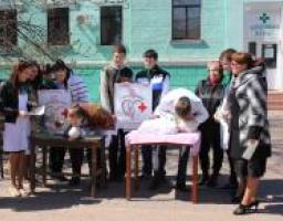 Заходи до 95-річчя Товариства Червоного Хреста України  на Луганщині