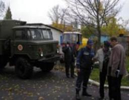 В Міловському районі відбулось навчання  з силами цивільного захисту