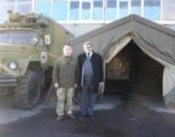 Фахівці центрів зайнятості відвідали поранених бійців військового мобільного шпиталю в місті Сватове