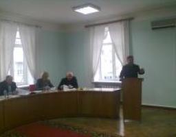 Обговорення актуальних питань на нараді громадської організації „Союз Чорнобиль „ Луганської області.