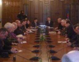 Встреча руководства областной государственной администрации и областного совета с представителями  областной, городских и районных организаций Украинского Союза ветеранов Афганистана (воинов-интернационалистов).