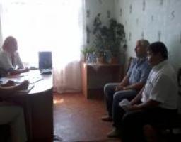 Директор Департаменту соціального захисту населення провела особистий прийом у Сватівському районі