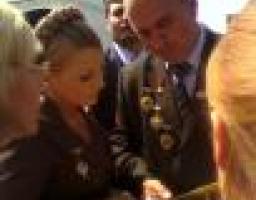 Шахтеры Луганщины передали Юлии Тимошенко обращение с просьбой принять распоряжение Кабинета Министров Украины «О подготовке и праздновании 75-летия стахановского движения»