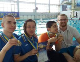 Дев’ять медалей привезли наші плавці з чемпіонату України серед спортсменів з обмеженими фізичними можливостями  