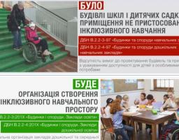Облаштування інклюзивного простору при будівництві та реконструкції шкіл та дитсадків стане обов’язковим 