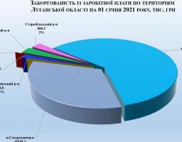 Заборгованість із заробітної плати на Луганщині знизилася до мінімальних показників за останні 6 років