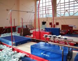 Зал спортивної гімнастики Луганського обласного фізкультурного центру «Олімп» – перший в Україні побудований з «нуля» за роки незалежності