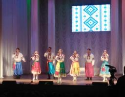 Ансамбль пісні  і танцю "Радани" взяв участь у привітанні делегації вчителів зі Львівщини