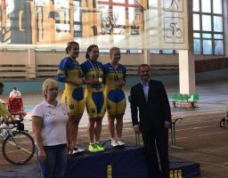 П’ять нагород привезли наші велоспортсменки з чемпіонату України 
