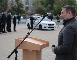 Сергій Гайдай привітав патрульних поліцейських з п'ятою річницею