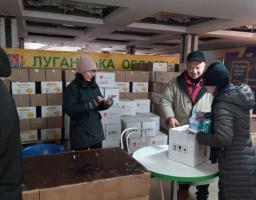 У сєвєродонецьких гумхабах у Дніпрі та Тернополі за тиждень ВПО з Луганщини видано 1190 продуктових наборів