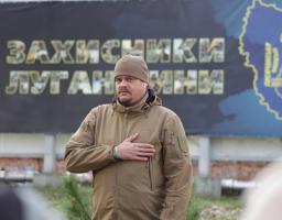 У Дніпрі луганчани вшанували бійців ЗСУ