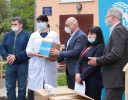ЮНІСЕФ підтримав медичні заклади Луганщини у боротьбі з COVID-19
