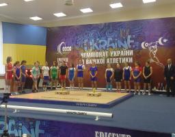 Луганські важкоатлети завоювали одинадцять медалей та встановили сім рекордів України на всеукраїнських змаганнях