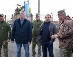 Сергій Гайдай провів робочу нараду на будівництві КПВВ у м.Щастя