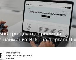 «Дія»: підприємці отримають 6500 гривень за працевлаштованих внутрішньо переміщених осіб 