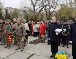 Відбувся мітинг-пам’ять з нагоди 75-ї річниці вигнання нацистів з України